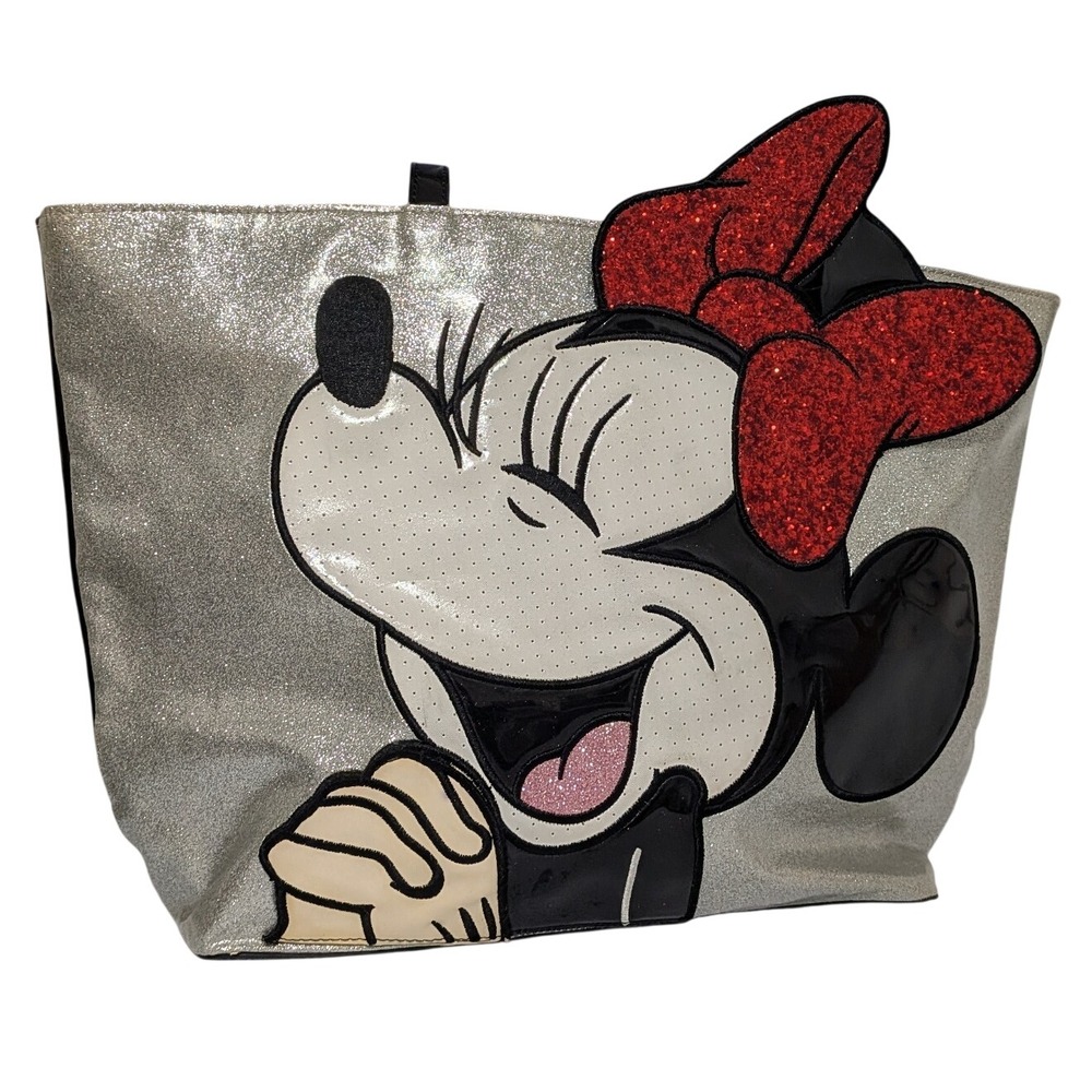 Disney x Danielle Nicole Tote Minnie Mouse Rocks the Dots Large Retired Glitter